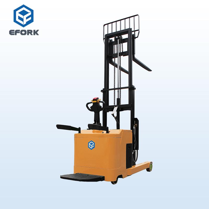 24V Small Standing-On Drive Electric Reach Truck - Image 2
