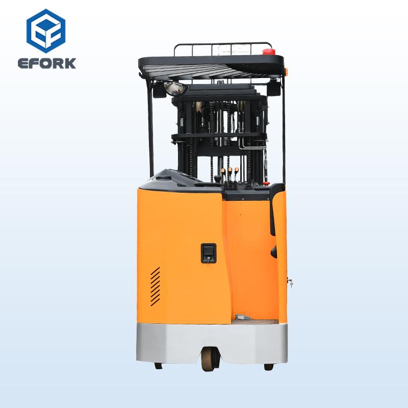 Reach forkllift 2000 kg 6000 mm Stand up Electric Reach Truck with 24V Battery - Image 2
