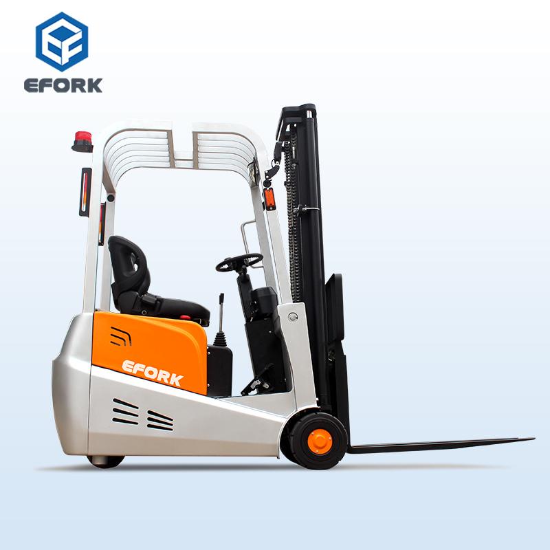 1000-1500 KG Portable Mini 3-Wheel Electric Forklift Trucks - Image 2