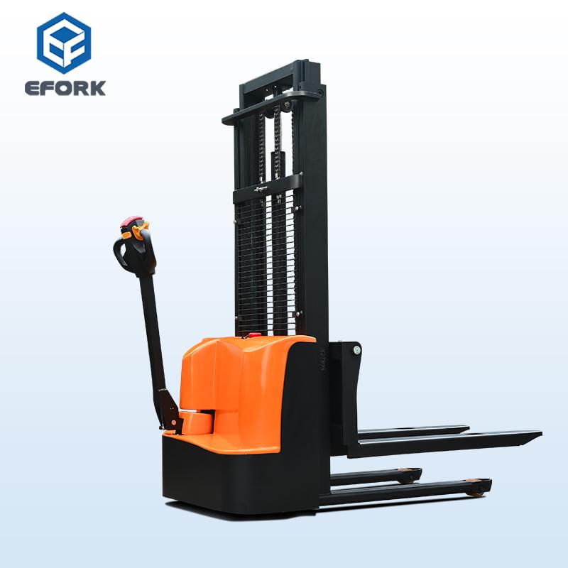1000-1500kg Walkie semi Electric Pallet Stacker - Image 2